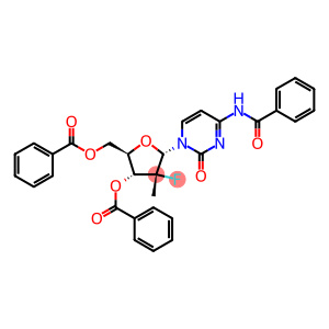N-[1-[(2R)-3,5-Di-O-benzoyl-2-deoxy-2-fluoro-2-methyl-alpha-D-erythro-pentofuranosyl]-1,2-dihydro-2-oxo-4-pyrimidinyl]benzamide
