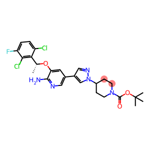 (R)-tert-butyl 4-(4-(6-aMino-5-(1-(2,6-dichloro-3-fluorophenyl)ethoxy)pyridin-3-yl)-1H-pyrazol-1-yl)piperidine-1-carboxylate