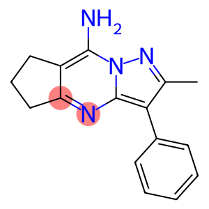 2-methyl-3-phenyl-6,7-dihydro-5H-cyclopenta[d]pyrazolo[1,5-a]pyrimidin-8-amine