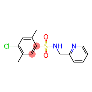 4-chloro-2,5-dimethyl-N-(2-pyridinylmethyl)benzenesulfonamide