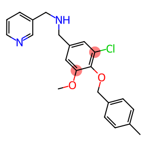 N-{3-chloro-5-methoxy-4-[(4-methylbenzyl)oxy]benzyl}-N-(3-pyridinylmethyl)amine