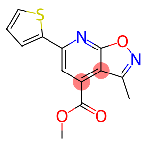 3-甲基-6-(噻吩-2-基)异噁唑并[5,4-B]吡啶-4-羧酸甲酯