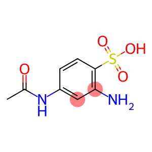 4-(acetylamino)-2-amino-benzenesulfonic acid