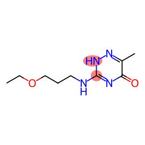 3-[(3-ethoxypropyl)amino]-6-methyl-1,2,4-triazin-5(4H)-one