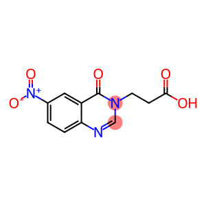 3-(6-硝基-4-氧代-3,4-二氢喹唑啉-3-基)丙酸
