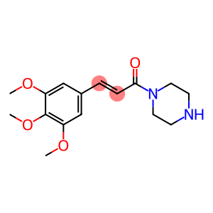(E)-1-(哌嗪-1-基)-3-(3,4,5-三甲氧基苯基)丙-2-烯-1-酮