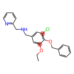 N-[4-(benzyloxy)-3-chloro-5-ethoxybenzyl]-N-(2-pyridinylmethyl)amine