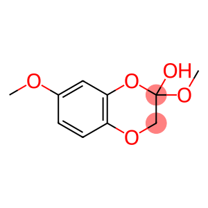 1,4-Benzodioxin-2-ol,  2,3-dihydro-2,7-dimethoxy-