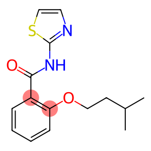 Benzamide, 2-(3-methylbutoxy)-N-2-thiazolyl-