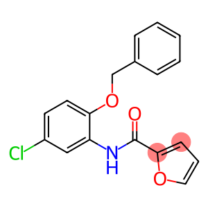 N-[2-(benzyloxy)-5-chlorophenyl]furan-2-carboxamide
