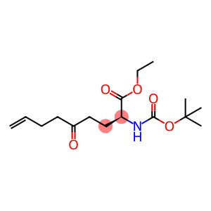 8-Nonenoic acid, 2-[[(1,1-diMethylethoxy)carbonyl]aMino]-5-oxo-, ethyl ester, (2S)-