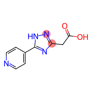 (5-pyridin-4-yl-4H-1,2,4-triazol-3-yl)acetic acid(SALTDATA: H2O)
