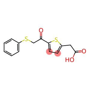 5-[2-(phenylthio)acetyl]-2-thiopheneacetic acid