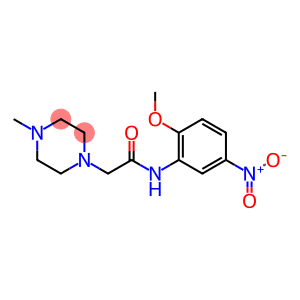 N-(2-METHOXY-5-NITROPHENYL)-2-(4-METHYLPIPERAZINO)ACETAMIDE