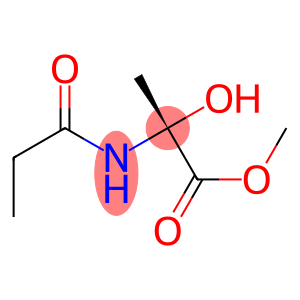 Alanine,  2-hydroxy-N-(1-oxopropyl)-,  methyl  ester