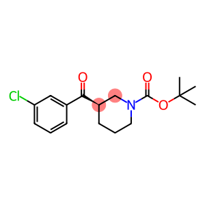 Tert-butyl (R)-3-(3-chlorobenzoyl)piperidine-1-carboxylate