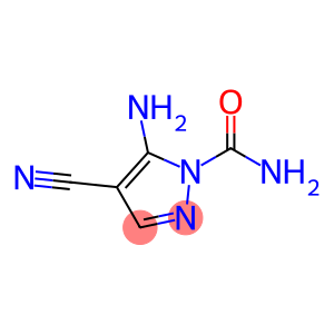 Pyrazole-1-carboxamide, 5-amino-4-cyano- (7CI)