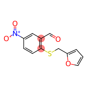 2-[(Fur-2-ylmethyl)thio]-5-nitrobenzaldehyde