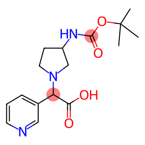 (3-BOC-AMINO-PYRROLIDIN-1-YL)-PYRIDIN-3-YL-ACETIC ACID