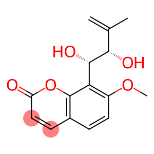 2H-1-Benzopyran-2-one, 8-[(1S,2S)-1,2-dihydroxy-3-methyl-3-buten-1-yl]-7-methoxy-