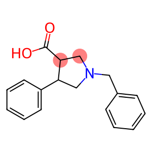 3-Pyrrolidinecarboxylic acid, 4-phenyl-1-(phenylmethyl)-
