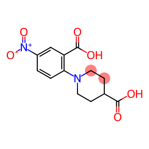 4-Piperidinecarboxylic acid, 1-(2-carboxy-4-nitrophenyl)-