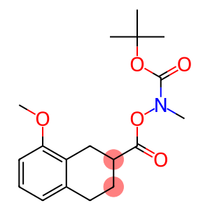 2-Naphthalenecarboxylic acid, 2-[[(1,1-dimethylethoxy)carbonyl]methylamino]-1,2,3,4-tetrahydro-8-methoxy-