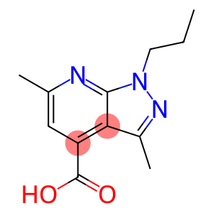 3,6-二甲基-1-丙基-1H-吡唑并[3,4-B]吡啶-4-羧酸