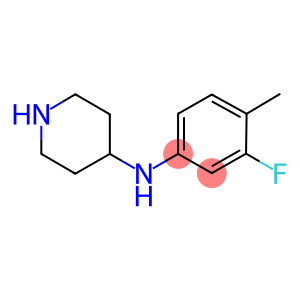 (3-FLUORO-4-METHYL-PHENYL)-PIPERIDIN-4-YL-AMINE