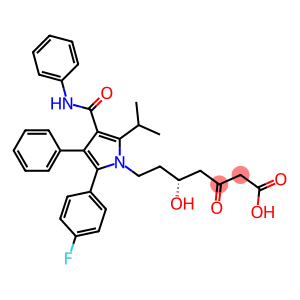 (R)-7-(2-(4-fluorophenyl)-5-isopropyl-3-phenyl-4-(phenylcarbamoyl)-1H-pyrrol-1-yl)-5-hydroxy-3-oxoheptanoic acid