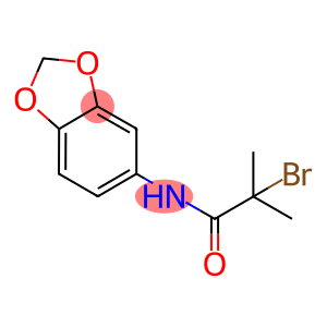 N-(1,3-BENZODIOXOL-5-YL)-2-BROMO-2-METHYLPROPANAMIDE