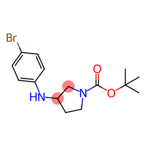 tert-butyl 3-[(4-bromophenyl)amino]pyrrolidine-1-carboxylate