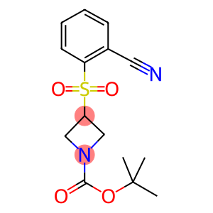 tert-butyl 3-(2-cyanophenyl)sulfonylazetidine-1-carboxylate