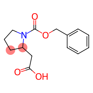 2-(1-phenylmethoxycarbonyl-2-pyrrolidinyl)acetic acid