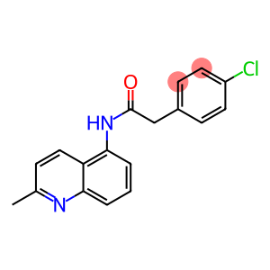 2-(4-chlorophenyl)-N-(2-methyl-5-quinolinyl)acetamide