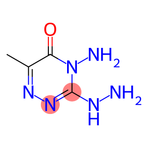 1,2,4-Triazin-5(4H)-one, 4-amino-3-hydrazinyl-6-methyl-