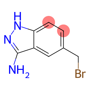 5-(溴甲基)-1H-吲唑-3-胺