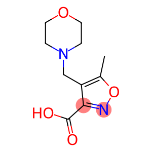 5-methyl-4-(4-morpholinylmethyl)-3-Isoxazolecarboxylic acid