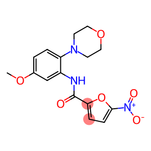 2-Furancarboxamide, N-[5-methoxy-2-(4-morpholinyl)phenyl]-5-nitro-