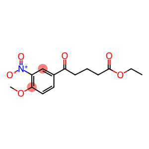 Benzenepentanoic acid, 4-methoxy-3-nitro-δ-oxo-, ethyl ester
