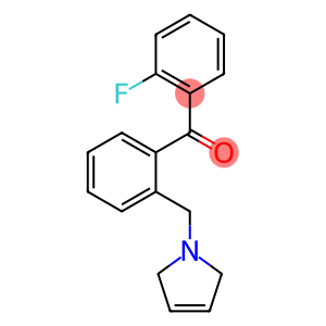 2-FLUORO-2'-(3-PYRROLINOMETHYL) BENZOPHENONE