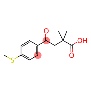 2,2-dimethyl-4-(4-methylsulfanylphenyl)-4-oxobutanoic acid