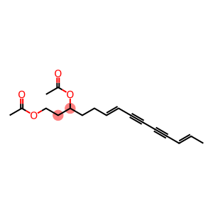 6,12-Tetradecadiene-8,10-diyne-1,3-diol, 1,3-diacetate, (6E,12E)-