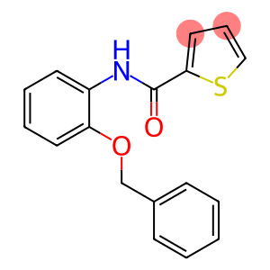 2-Thiophenecarboxamide, N-[2-(phenylmethoxy)phenyl]-