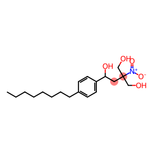 2-羟甲基-2-硝基-4-(4-辛基苯基)-1,4-丁二醇