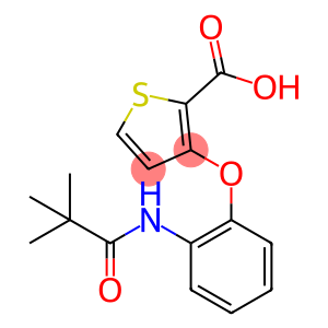 3-(2-[(2,2-DIMETHYLPROPANOYL)AMINO]PHENOXY)-2-THIOPHENECARBOXYLIC ACID