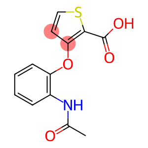 2-Thiophenecarboxylic acid, 3-[2-(acetylamino)phenoxy]-