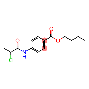 4-(2-chloropropanoylamino)benzoic acid butyl ester