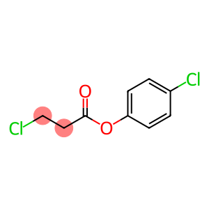 Propanoic acid, 3-chloro-, 4-chlorophenyl ester