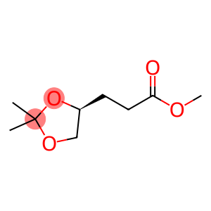 1,3-Dioxolane-4-propanoic acid, 2,2-dimethyl-, methyl ester, (4S)-